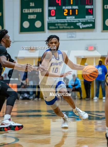 Thumbnail 3 in Moravian Prep vs. Word of God Christian Academy (Hoopstate MLK Classic - Kinston) photogallery.