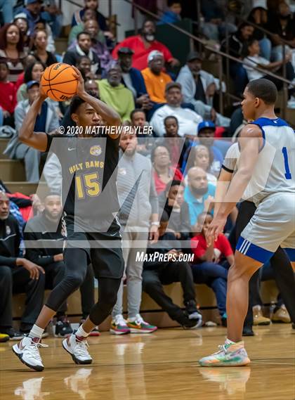 Thumbnail 3 in Moravian Prep vs. Word of God Christian Academy (Hoopstate MLK Classic - Kinston) photogallery.