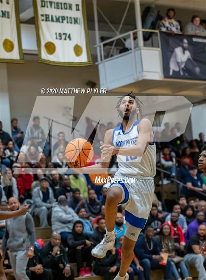 Thumbnail 1 in Moravian Prep vs. Word of God Christian Academy (Hoopstate MLK Classic - Kinston) photogallery.