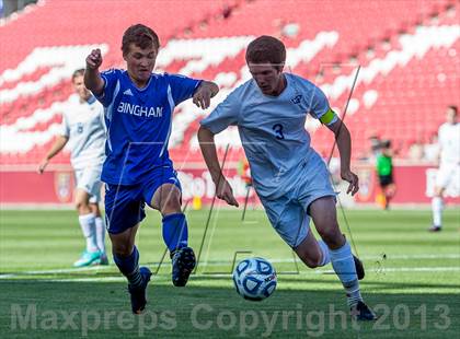 Thumbnail 3 in Bingham vs. Lehi (UHSAA 5A Final) photogallery.