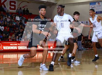 Thumbnail 3 in Bishop Montgomery vs St. Anthony (Ryse Williams/Pac Shores Tournament) photogallery.