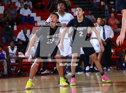 Thumbnail 1 in Bishop Montgomery vs St. Anthony (Ryse Williams/Pac Shores Tournament) photogallery.