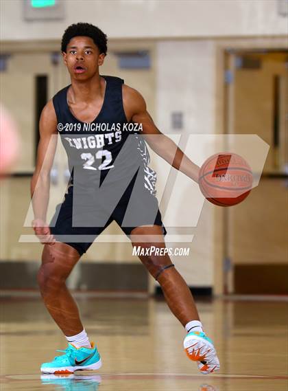Thumbnail 1 in Bishop Montgomery vs St. Anthony (Ryse Williams/Pac Shores Tournament) photogallery.