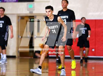 Thumbnail 2 in Bishop Montgomery vs St. Anthony (Ryse Williams/Pac Shores Tournament) photogallery.
