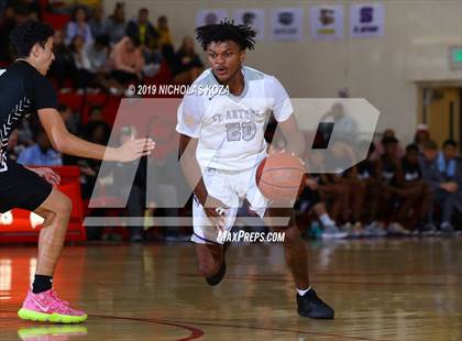 Thumbnail 1 in Bishop Montgomery vs St. Anthony (Ryse Williams/Pac Shores Tournament) photogallery.