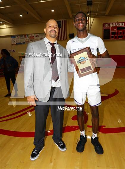 Thumbnail 1 in Bishop Montgomery vs St. Anthony (Ryse Williams/Pac Shores Tournament) photogallery.