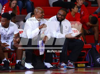 Thumbnail 2 in Bishop Montgomery vs St. Anthony (Ryse Williams/Pac Shores Tournament) photogallery.