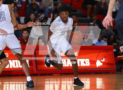Thumbnail 2 in Bishop Montgomery vs St. Anthony (Ryse Williams/Pac Shores Tournament) photogallery.