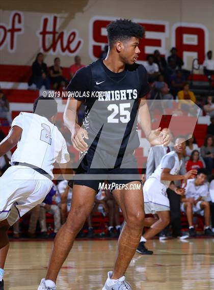 Thumbnail 2 in Bishop Montgomery vs St. Anthony (Ryse Williams/Pac Shores Tournament) photogallery.