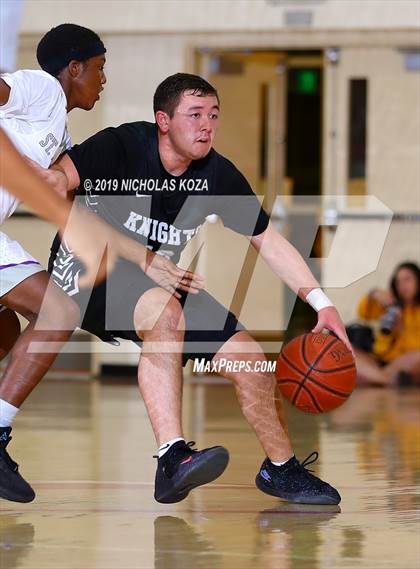 Thumbnail 2 in Bishop Montgomery vs St. Anthony (Ryse Williams/Pac Shores Tournament) photogallery.
