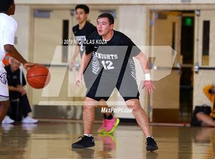Thumbnail 2 in Bishop Montgomery vs St. Anthony (Ryse Williams/Pac Shores Tournament) photogallery.