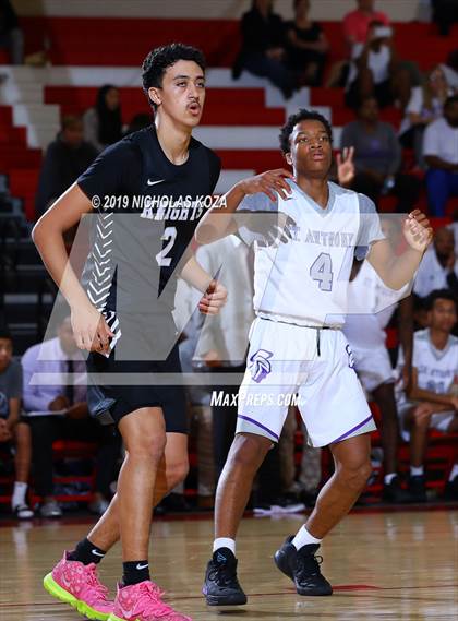 Thumbnail 3 in Bishop Montgomery vs St. Anthony (Ryse Williams/Pac Shores Tournament) photogallery.