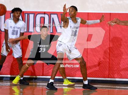 Thumbnail 1 in Bishop Montgomery vs St. Anthony (Ryse Williams/Pac Shores Tournament) photogallery.