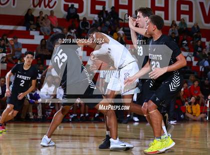 Thumbnail 2 in Bishop Montgomery vs St. Anthony (Ryse Williams/Pac Shores Tournament) photogallery.