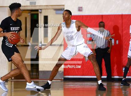 Thumbnail 2 in Bishop Montgomery vs St. Anthony (Ryse Williams/Pac Shores Tournament) photogallery.