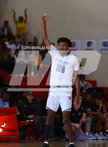 Thumbnail 1 in Bishop Montgomery vs St. Anthony (Ryse Williams/Pac Shores Tournament) photogallery.