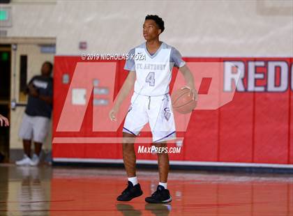 Thumbnail 3 in Bishop Montgomery vs St. Anthony (Ryse Williams/Pac Shores Tournament) photogallery.
