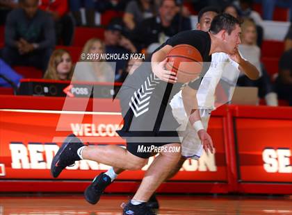 Thumbnail 3 in Bishop Montgomery vs St. Anthony (Ryse Williams/Pac Shores Tournament) photogallery.