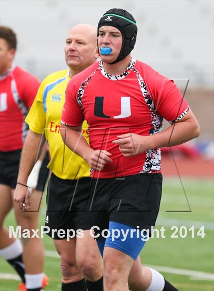 Thumbnail 2 in KC Junior Blues RC vs. Union (Dallas Jesuit Rugby Showdown) photogallery.