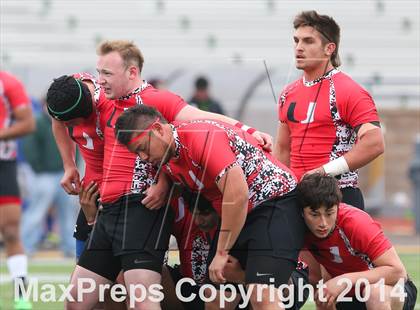 Thumbnail 2 in KC Junior Blues RC vs. Union (Dallas Jesuit Rugby Showdown) photogallery.