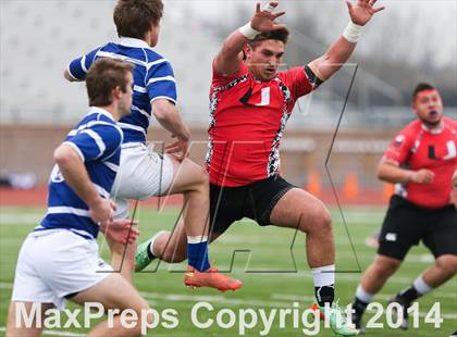 Thumbnail 1 in KC Junior Blues RC vs. Union (Dallas Jesuit Rugby Showdown) photogallery.