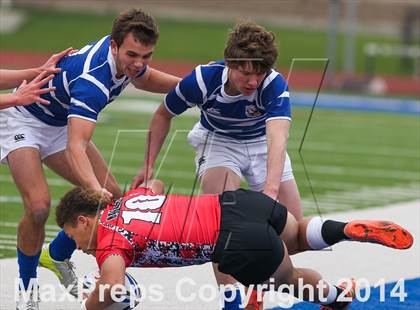 Thumbnail 2 in KC Junior Blues RC vs. Union (Dallas Jesuit Rugby Showdown) photogallery.