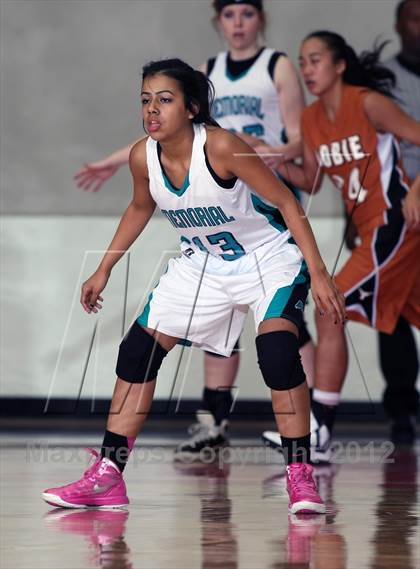 Thumbnail 2 in Pasadena Memorial vs. Dobie (McDonald's Texas Invitational) photogallery.