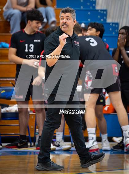 Thumbnail 3 in Village Christian @ Quartz Hill (CIF Division 6 Southern Section Semi Final) photogallery.