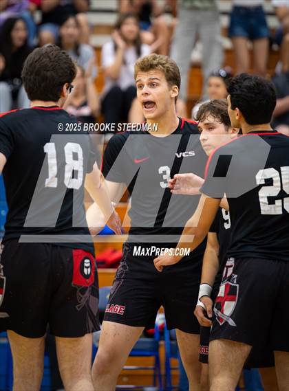 Thumbnail 2 in Village Christian @ Quartz Hill (CIF Division 6 Southern Section Semi Final) photogallery.