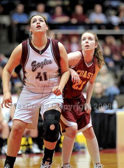 Thumbnail 3 in Fresno Christian vs. Coast Union (CIF CS D5 Final) photogallery.