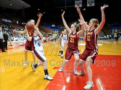 Thumbnail 3 in Fresno Christian vs. Coast Union (CIF CS D5 Final) photogallery.