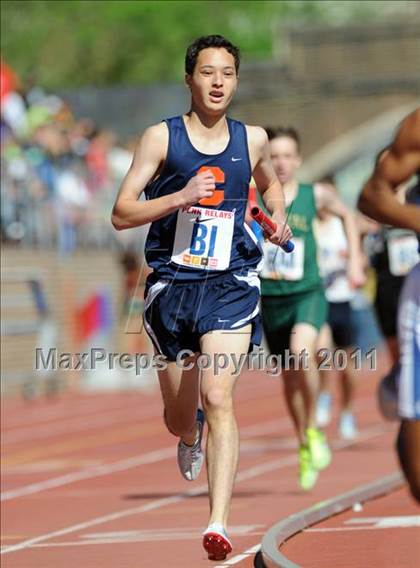 Thumbnail 1 in 117th Penn Relays (Boys Small School 4x800m Event 303) photogallery.