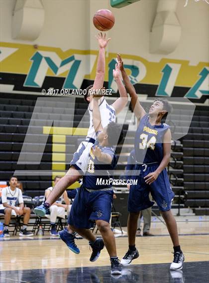 Thumbnail 2 in Maranatha Christian vs Preuss UCSD (Grossmont Winter Classic) photogallery.