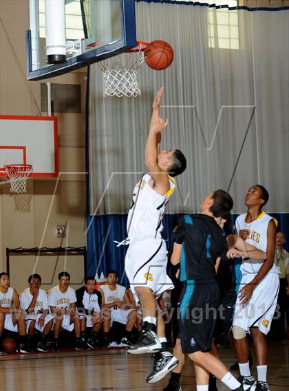 Thumbnail 1 in Godinez vs. Malibu (MaxPreps Holiday Classic) photogallery.
