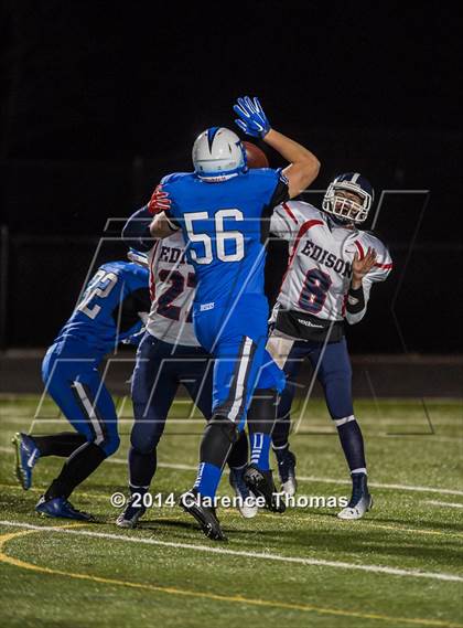 Thumbnail 1 in Edison @ Tuscarora (VHSL Region 5A Playoff) photogallery.