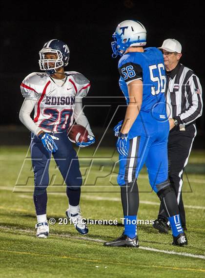 Thumbnail 2 in Edison @ Tuscarora (VHSL Region 5A Playoff) photogallery.