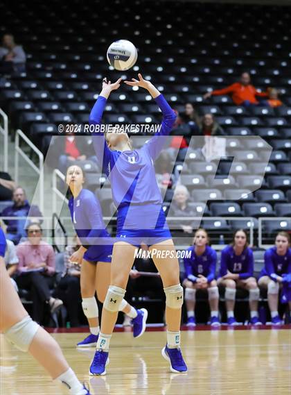 Thumbnail 3 in Celina vs. Needville (UIL Volleyball 4A Semifinals) photogallery.