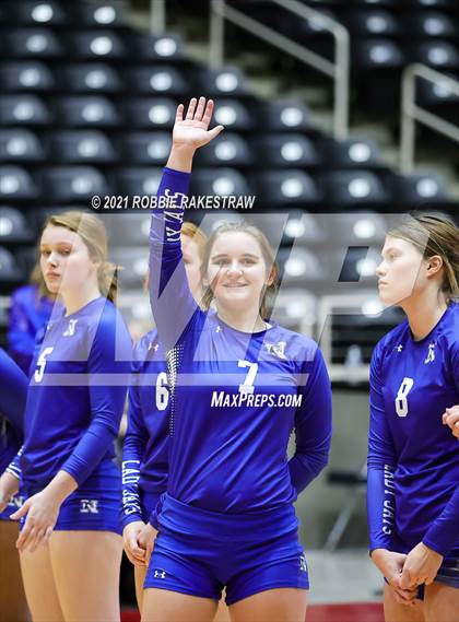 Thumbnail 3 in Celina vs. Needville (UIL Volleyball 4A Semifinals) photogallery.