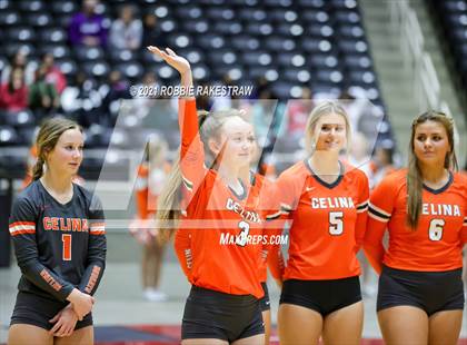 Thumbnail 2 in Celina vs. Needville (UIL Volleyball 4A Semifinals) photogallery.