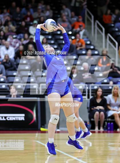Thumbnail 3 in Celina vs. Needville (UIL Volleyball 4A Semifinals) photogallery.
