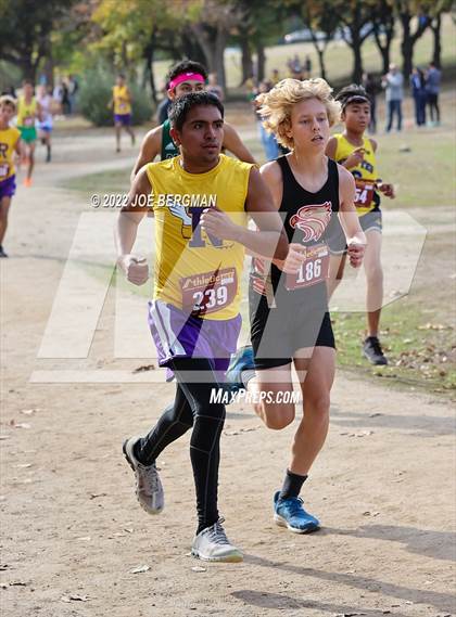 Thumbnail 2 in CIF Central Section Cross Country Championships (Boys D2 Race) photogallery.