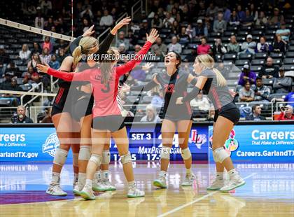 Thumbnail 3 in Fulshear vs. Lovejoy (UIL 5A Volleyball Semi-Final) photogallery.