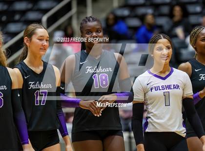 Thumbnail 2 in Fulshear vs. Lovejoy (UIL 5A Volleyball Semi-Final) photogallery.