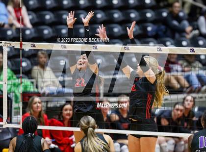Thumbnail 3 in Fulshear vs. Lovejoy (UIL 5A Volleyball Semi-Final) photogallery.