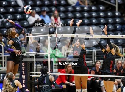 Thumbnail 2 in Fulshear vs. Lovejoy (UIL 5A Volleyball Semi-Final) photogallery.