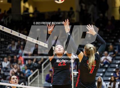 Thumbnail 1 in Fulshear vs. Lovejoy (UIL 5A Volleyball Semi-Final) photogallery.