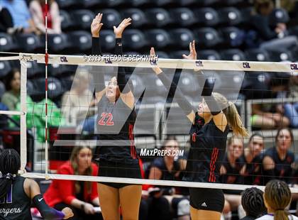 Thumbnail 1 in Fulshear vs. Lovejoy (UIL 5A Volleyball Semi-Final) photogallery.