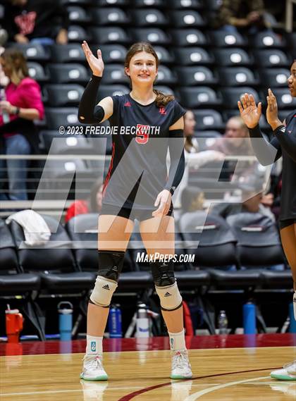 Thumbnail 2 in Fulshear vs. Lovejoy (UIL 5A Volleyball Semi-Final) photogallery.