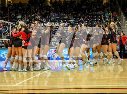Thumbnail 2 in Fulshear vs. Lovejoy (UIL 5A Volleyball Semi-Final) photogallery.