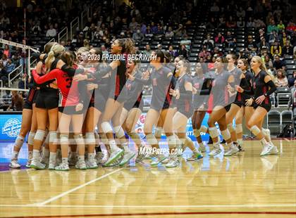 Thumbnail 3 in Fulshear vs. Lovejoy (UIL 5A Volleyball Semi-Final) photogallery.